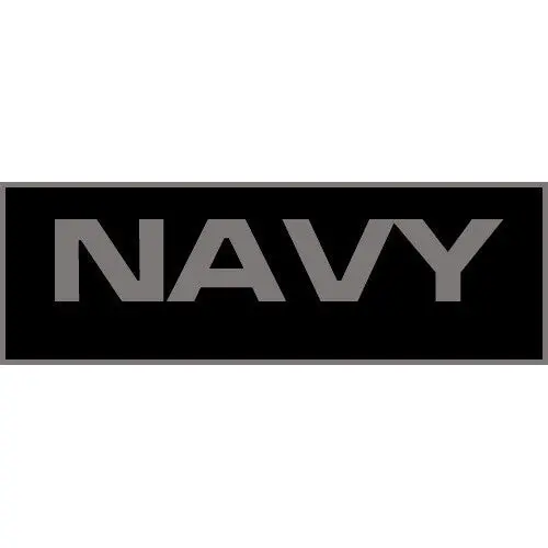 Navy Patch Large (Black) 1