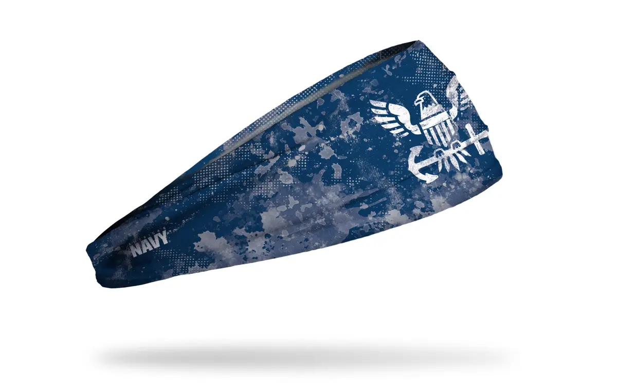 Navy: Grunge Big Bang Lite Headband 1