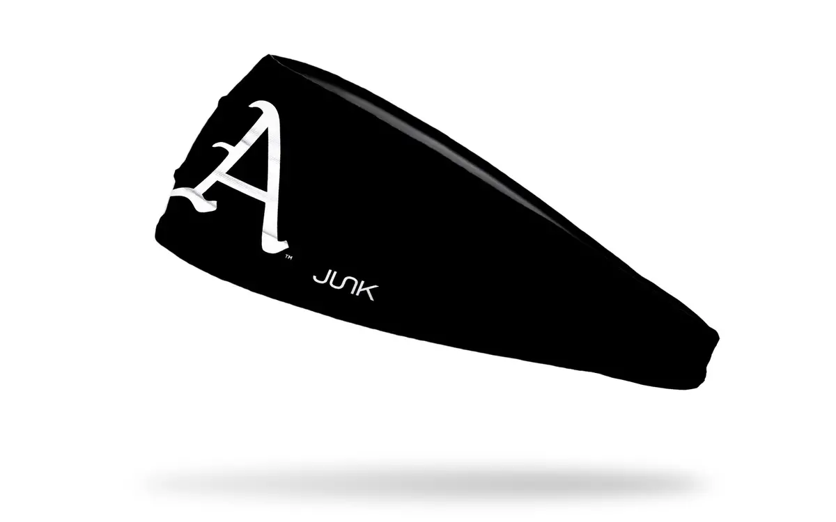 University Of Arkansas: Baseball Logo Black Big Bang Lite Headband 1