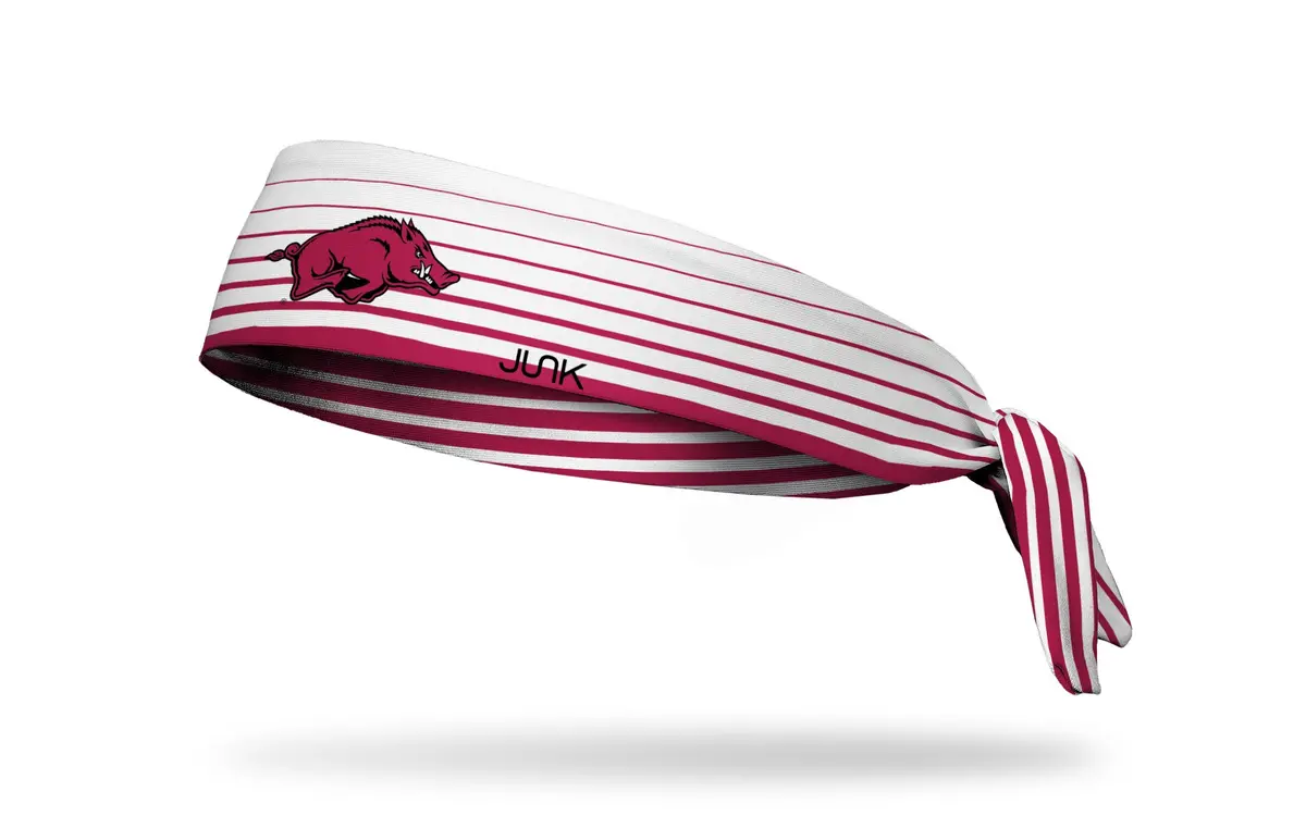University Of Arkansas: Gradient Stripe Flex Tie Headband 1