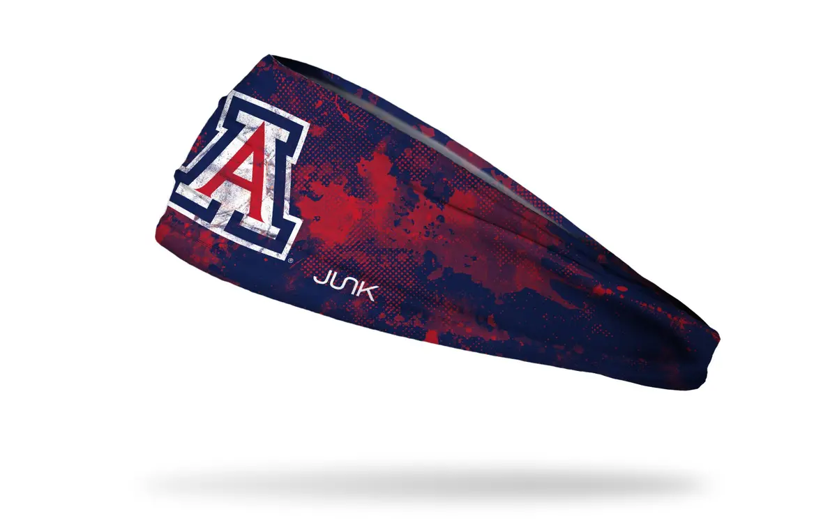 University Of Arizona: Grunge Navy Big Bang Lite Headband 1
