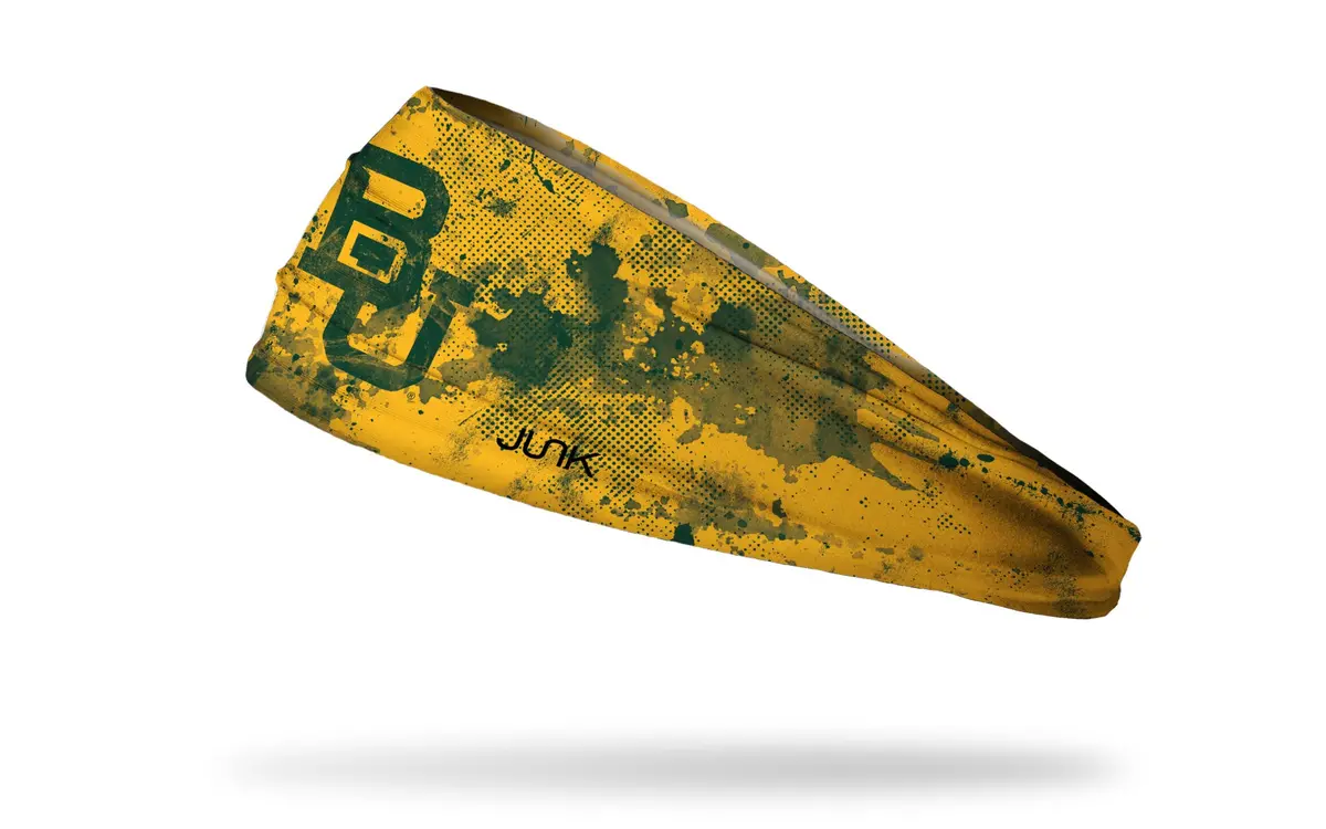 Baylor University: Grunge Gold Big Bang Lite Headband 1
