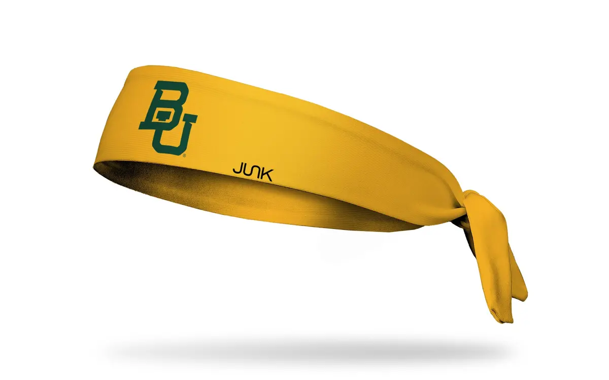 Baylor University: Logo Gold Flex Tie Headband 1