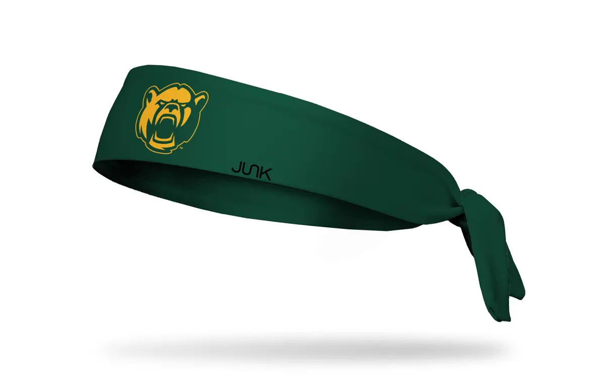 Baylor University: Mascot Green Flex Tie Headband 1