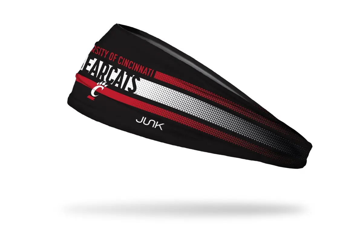 University Of Cincinnati: Faded Stripe Big Bang Lite Headband 1
