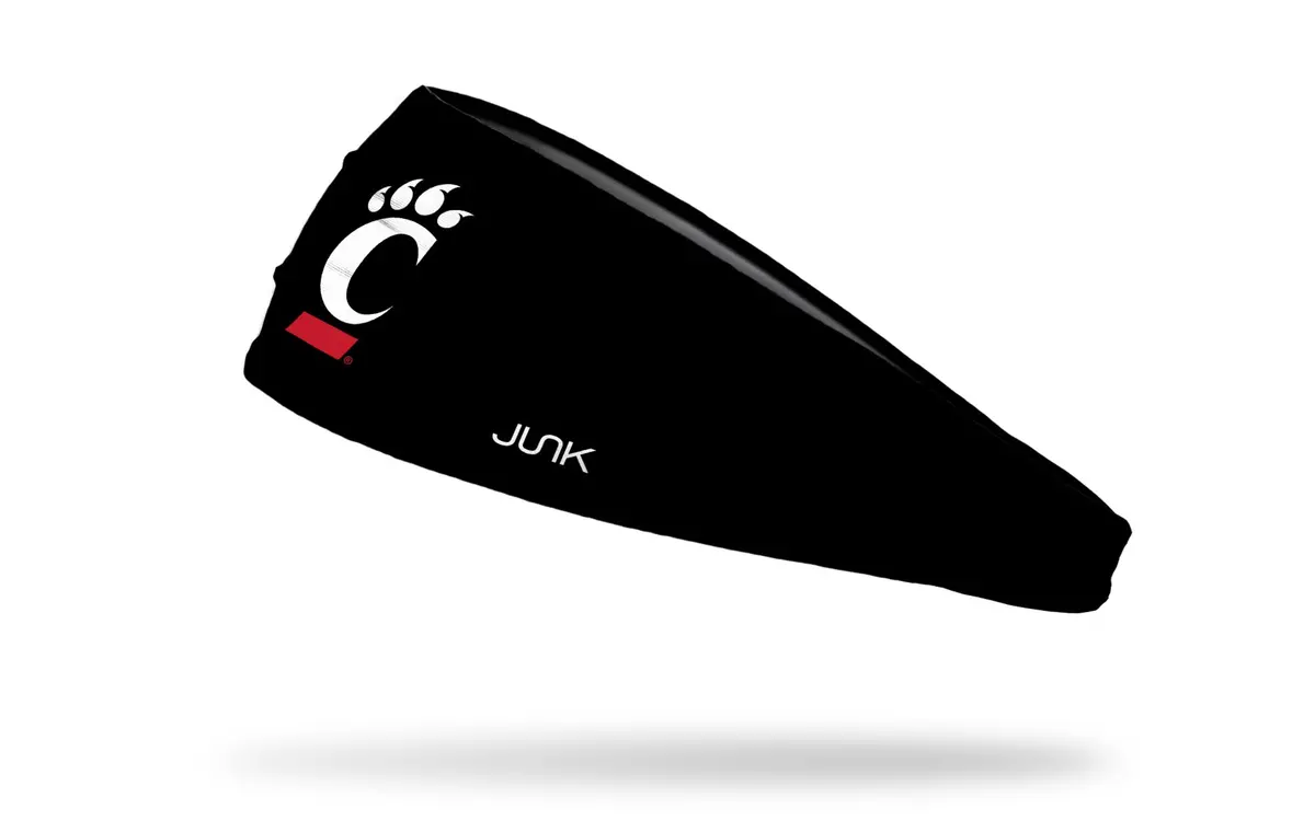 University Of Cincinnati: Logo Black Big Bang Lite Headband 1