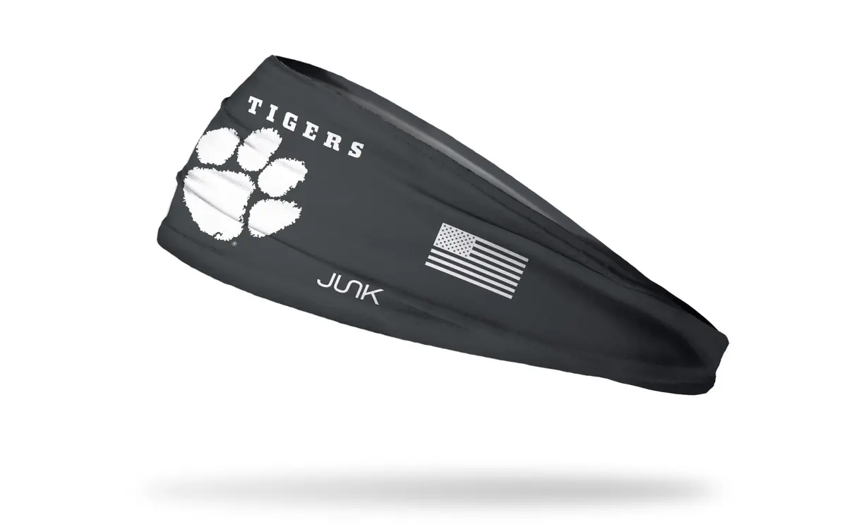 Clemson Tigers: Blackout Big Bang Lite Headband 1