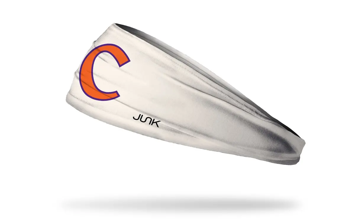 Clemson University: Cream Big Bang Lite Headband 1