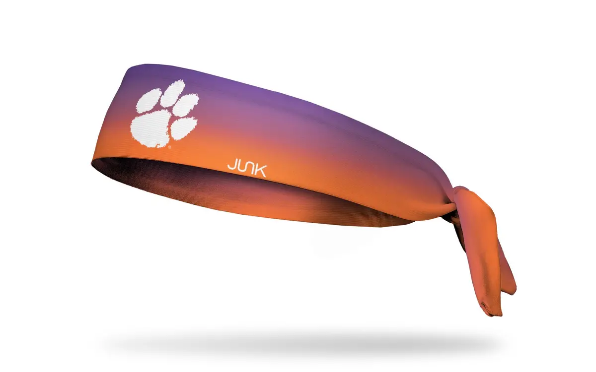 Clemson Tigers: Death Valley Flex Tie Headband 1