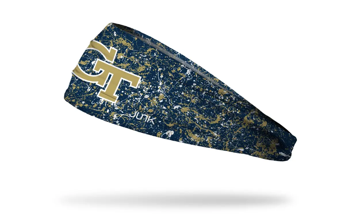 Georgia Tech: Splatter Big Bang Lite Headband 1