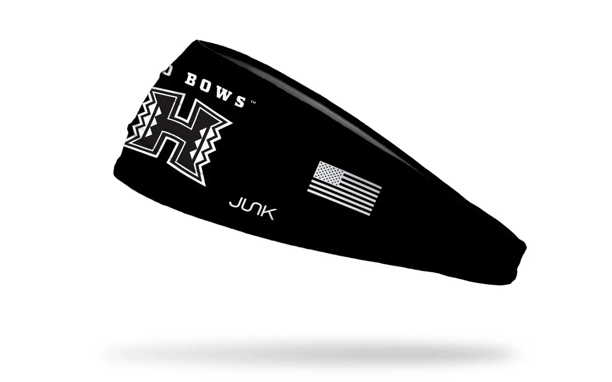 University Of Hawai'i: Black Out Big Bang Lite Headband 1