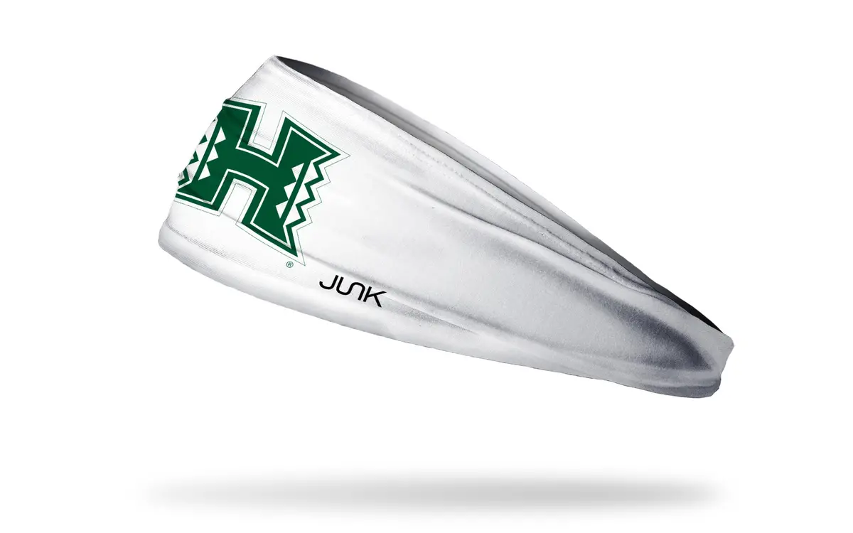 University Of Hawai'i: White Logo Big Bang Lite Headband 1