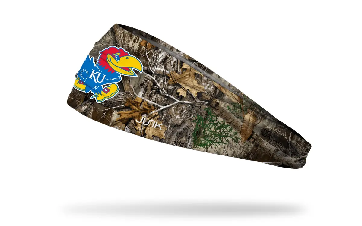 University Of Kansas: Realtree Edge Logo Big Bang Lite Headband 1