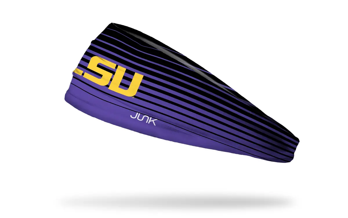 Louisiana State University: Gradient Stripe Big Bang Lite Headband 1