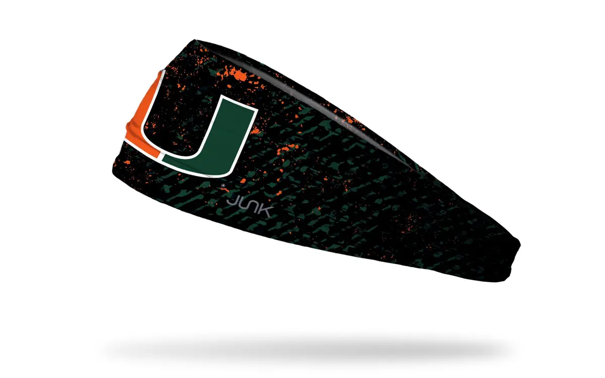 University Of Miami: Rager Big Bang Lite Headband 1
