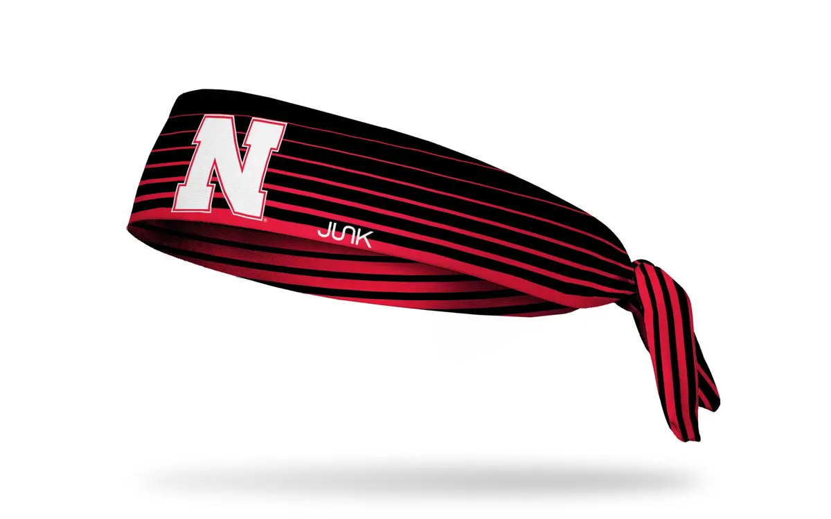 University Of Nebraska: Gradient Stripe Flex Tie Headband 1