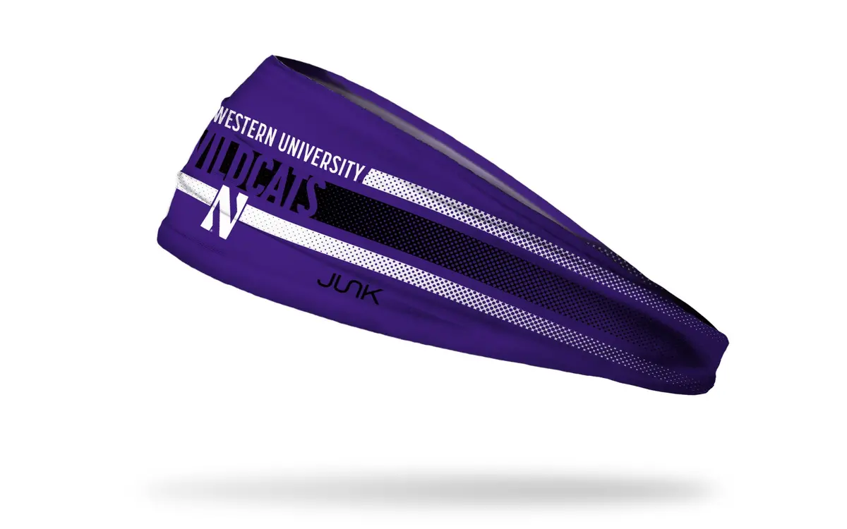 Northwestern University: Faded Stripe Big Bang Lite Headband 1