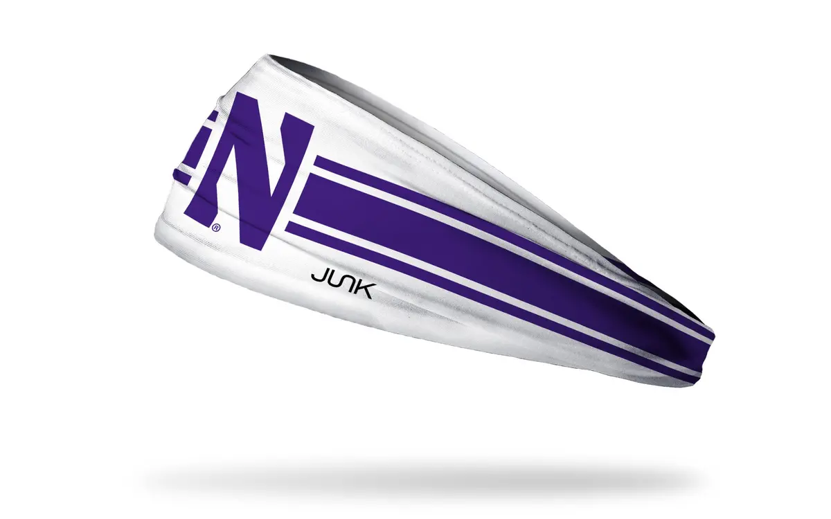 Northwestern University: Purple Stripe Big Bang Lite Headband 1