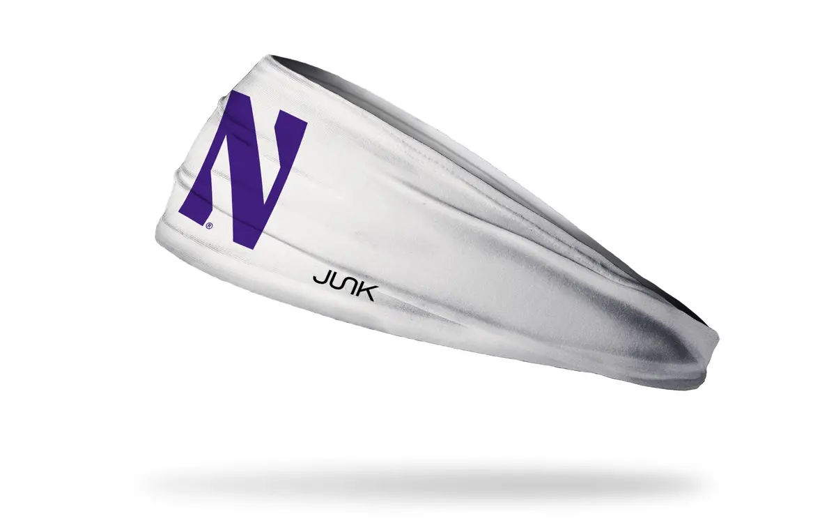 Northwestern University: White Logo Big Bang Lite Headband 1