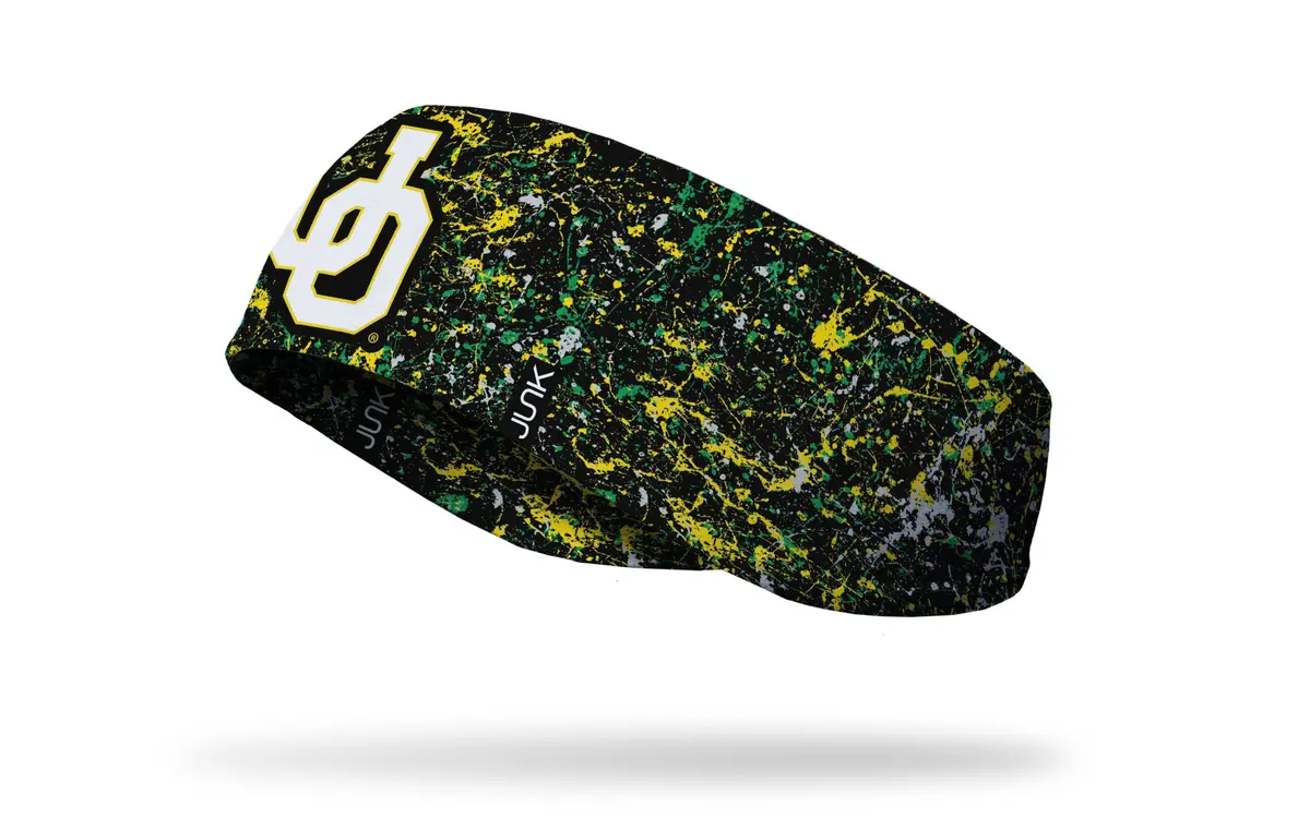 University Of Oregon: Splatter Ear Warmer 1