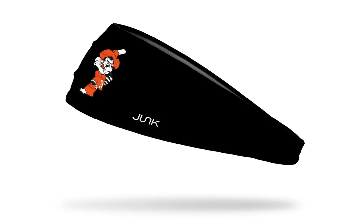 Oklahoma State University: Swingin' Pete Black Big Bang Lite Headband 1