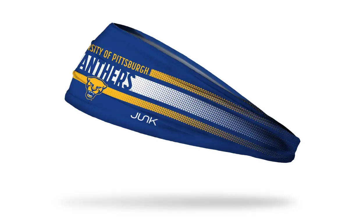 University Of Pittsburgh: Faded Stripe Big Bang Lite Headband 1