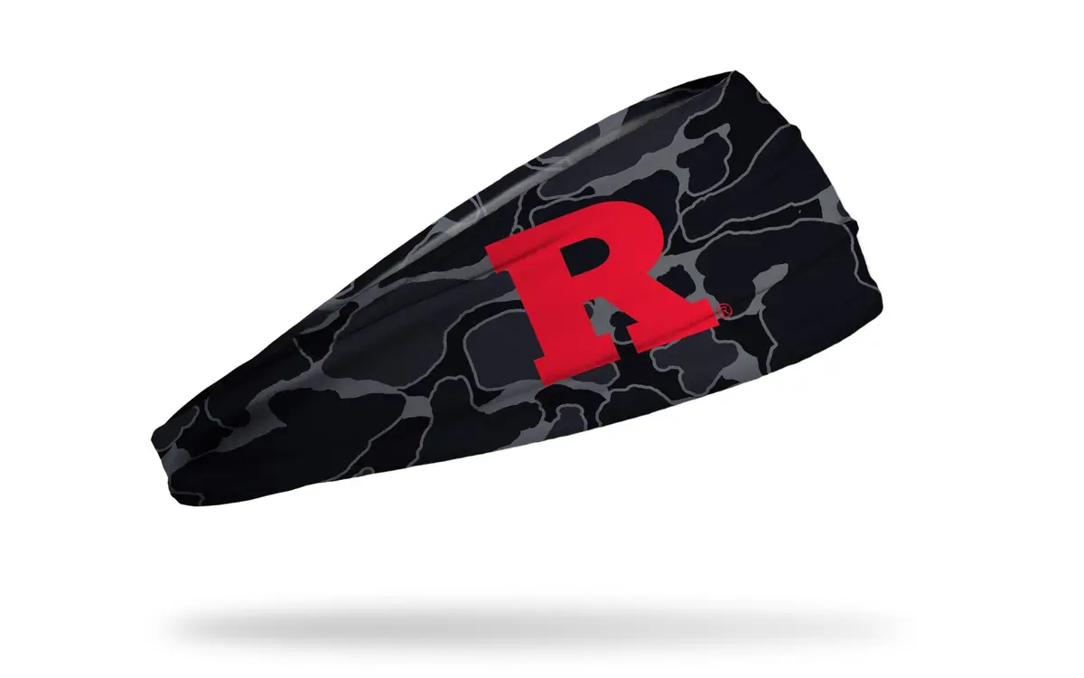 Rutgers University: Black Camo Big Bang Lite Headband 1