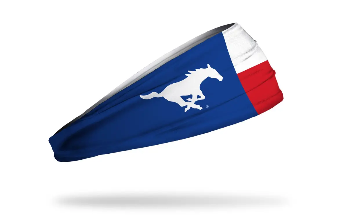 Southern Methodist University: Texas Flag Big Bang Lite Headband 1