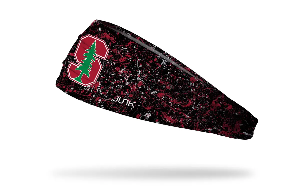 Stanford University: Splatter Black Big Bang Lite Headband 1