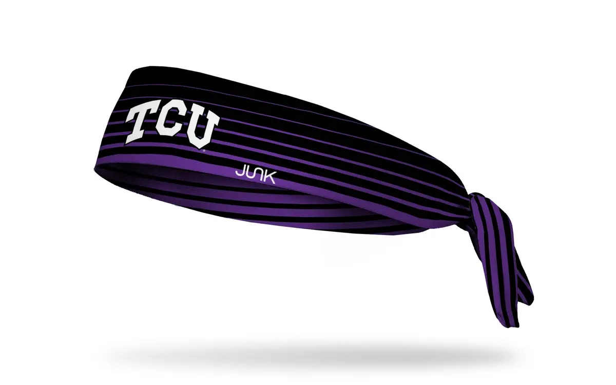 Tcu: Gradient Stripe Flex Tie Headband 1