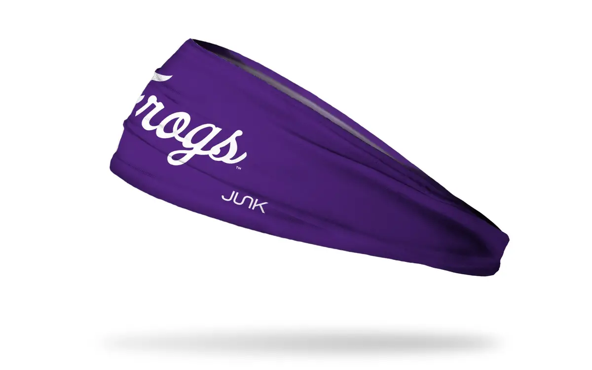 Tcu: Script Purple Big Bang Lite Headband 1