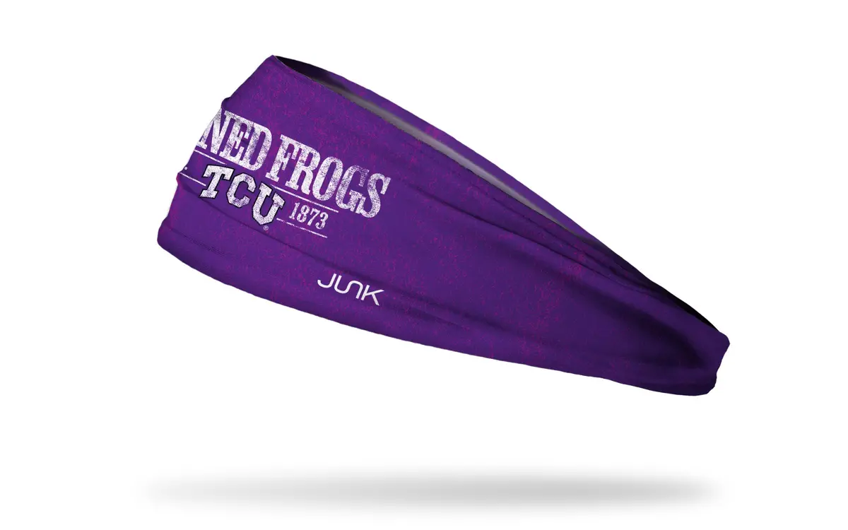 Tcu: Vintage Athletic Big Bang Lite Headband 1