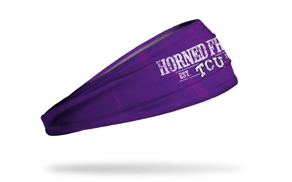 Tcu: Vintage Athletic Big Bang Lite Headband 2