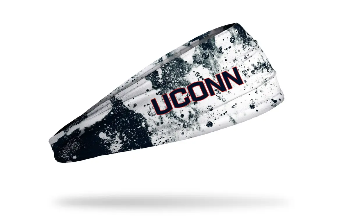 University Of Connecticut: Paint Splatter Big Bang Lite Headband 1