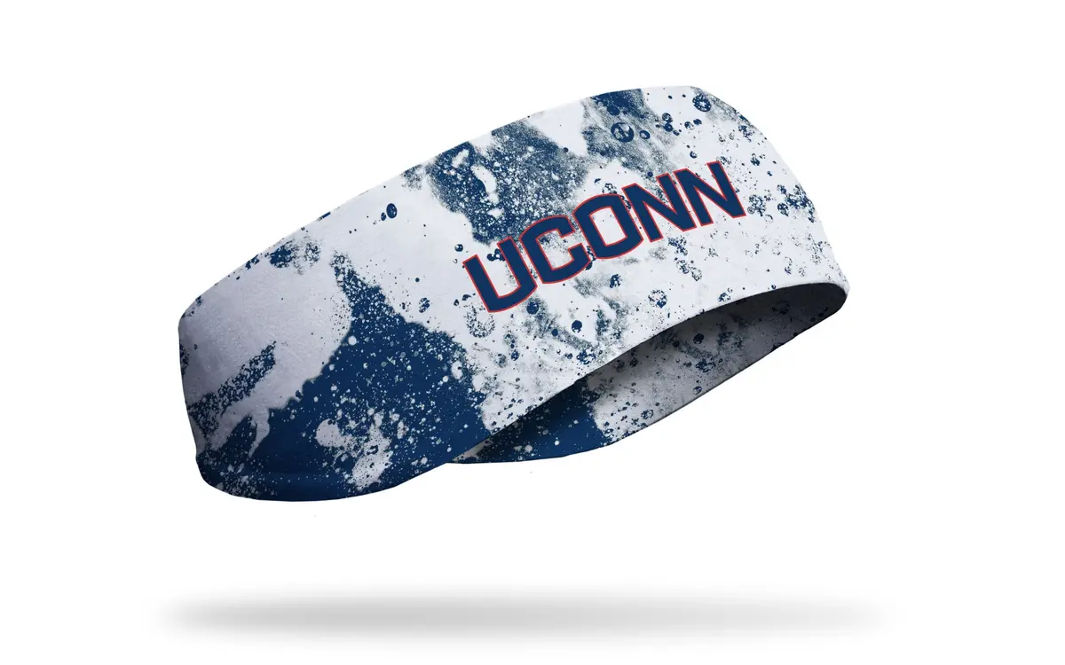 University Of Connecticut: Paint Splatter Ear Warmer 1