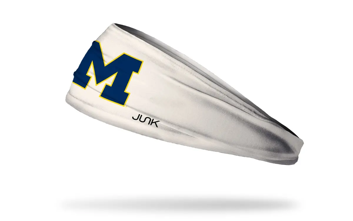 University Of Michigan: Cream Big Bang Lite Headband 1
