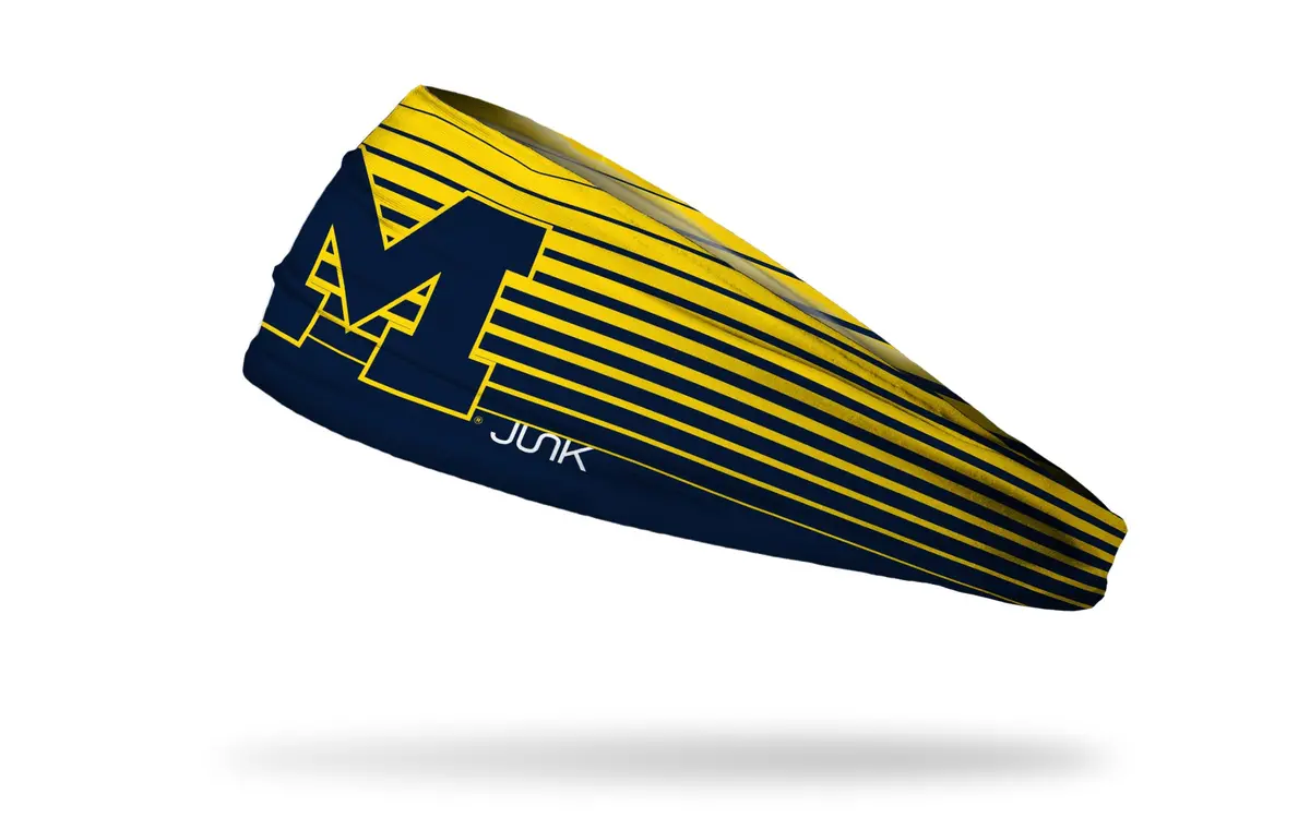 University Of Michigan: Gradient Stripe Big Bang Lite Headband 1