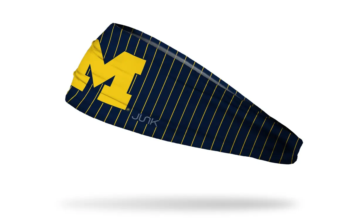 University Of Michigan: Pinstripe Big Bang Lite Headband 1