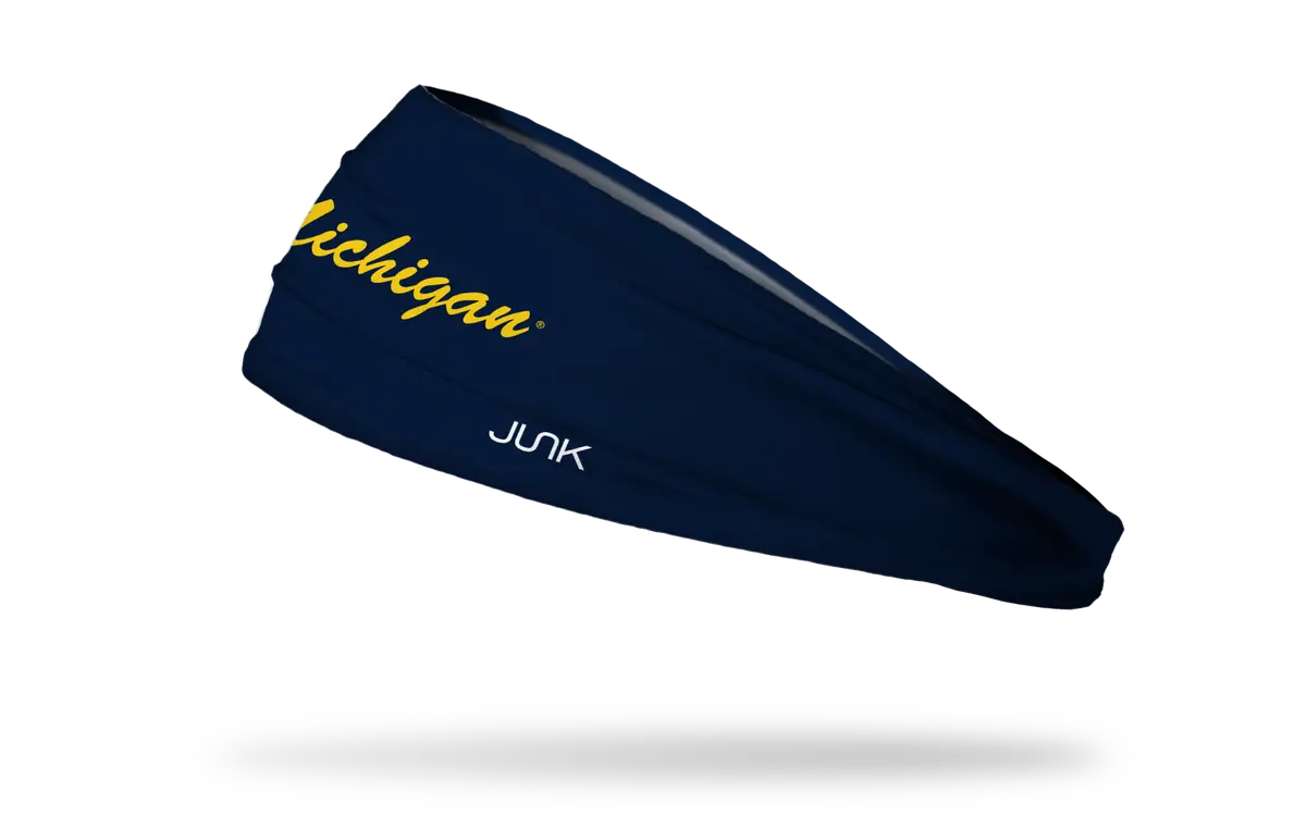 University Of Michigan: Script Big Bang Lite Headband 1