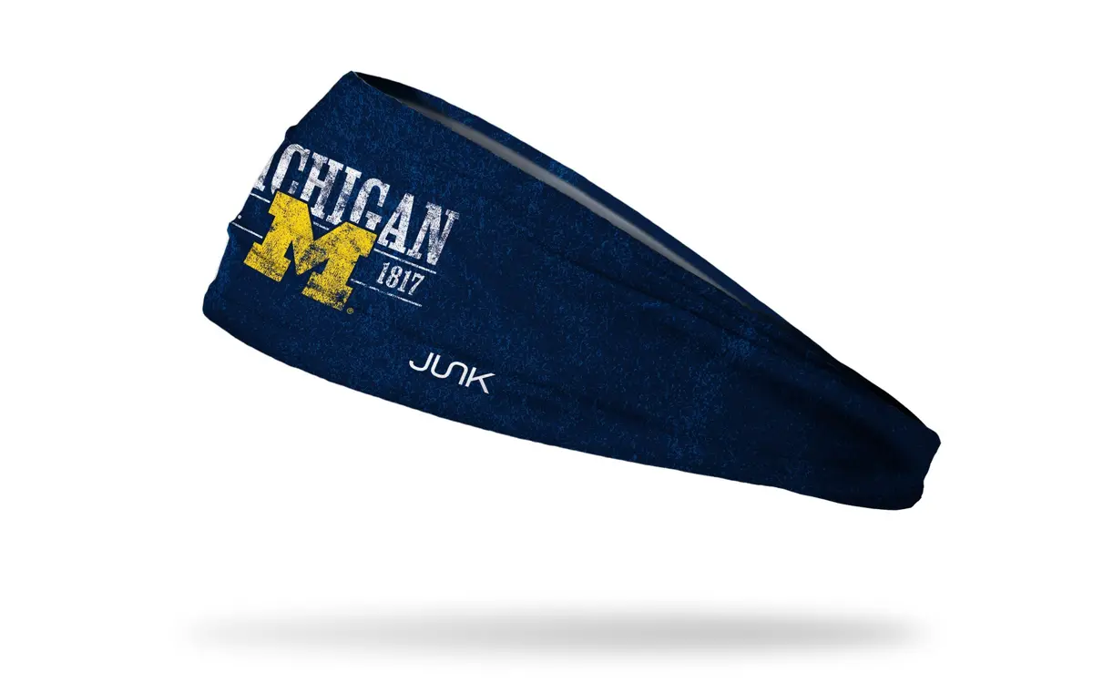 University Of Michigan: Vintage Athletic Big Bang Lite Headband 1