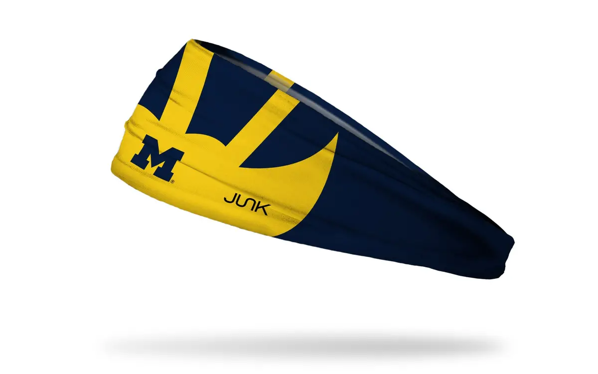 University Of Michigan: Winged Helmet Big Bang Lite Headband 1