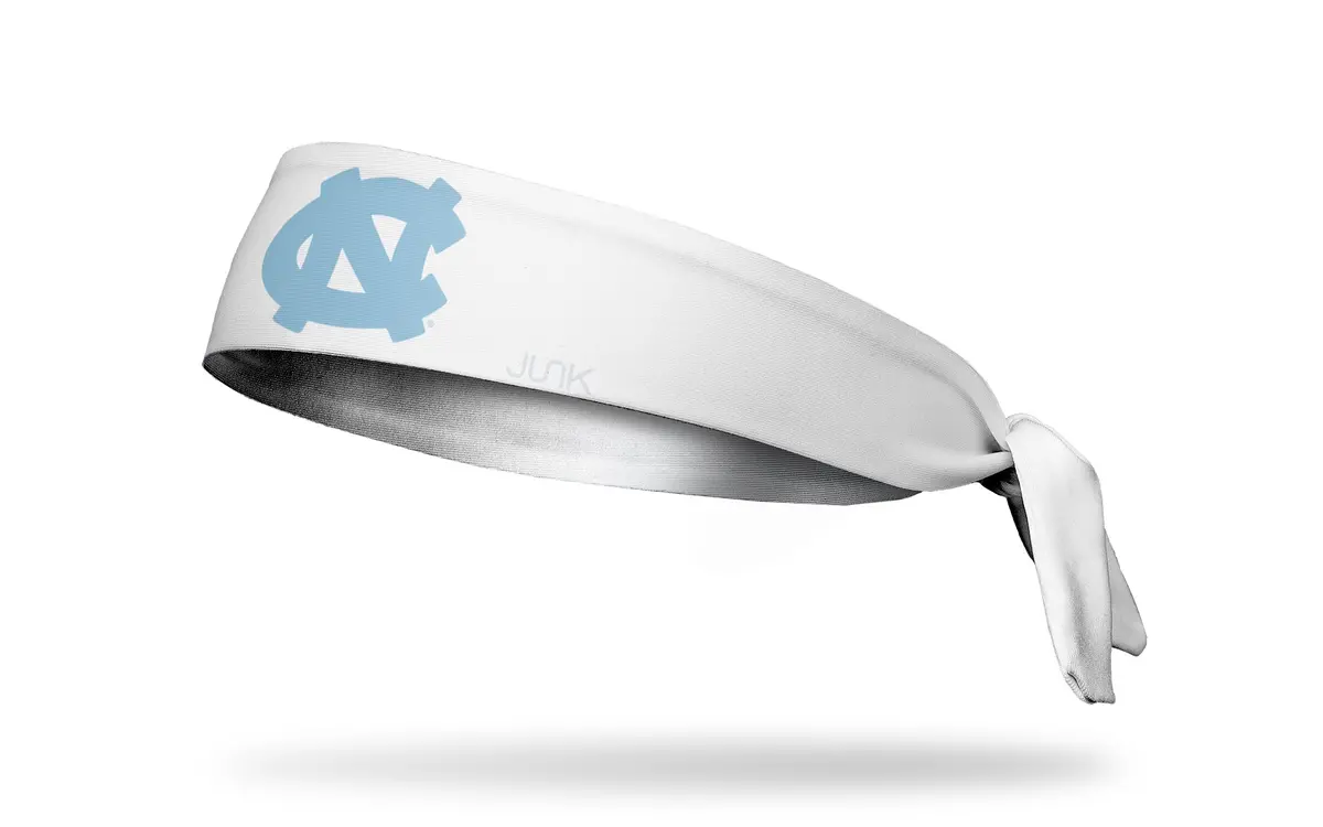 University Of North Carolina: Logo White Flex Tie Headband 1