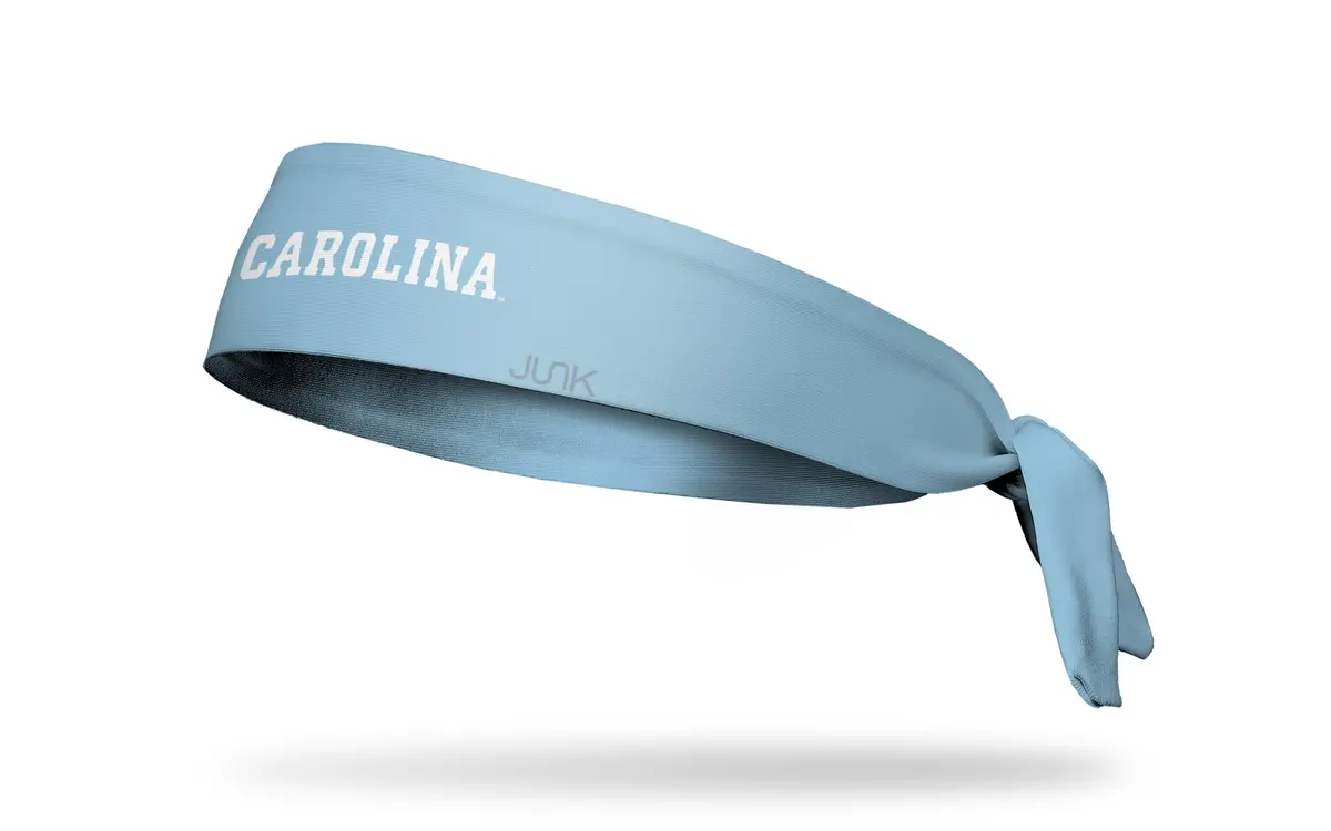 University Of North Carolina: Wordmark Blue Flex Tie Headband 1