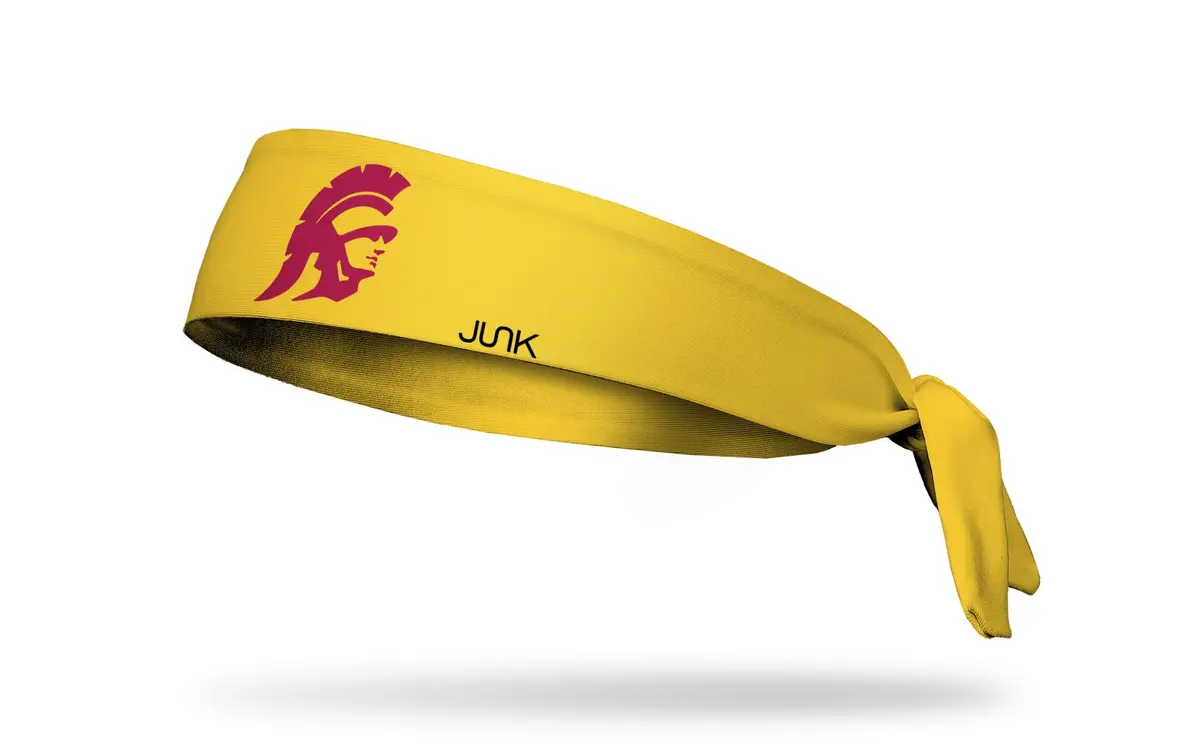 Usc: Trojan Gold Flex Tie Headband 1