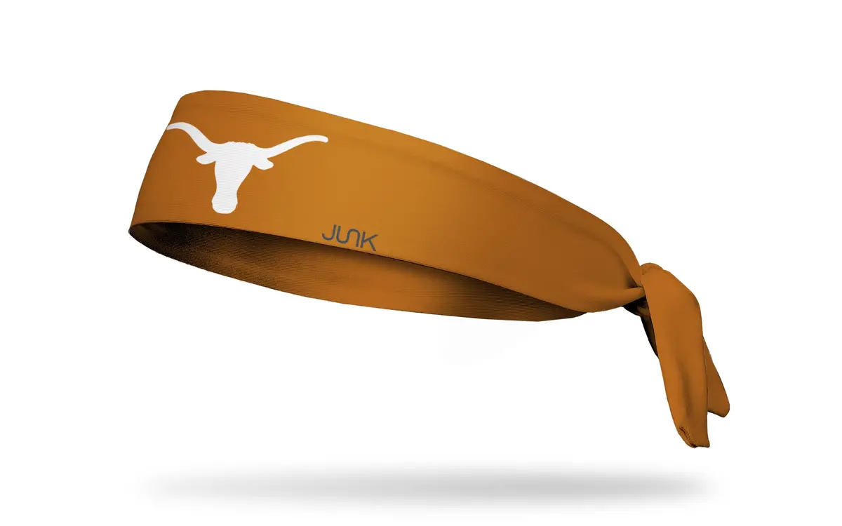 University Of Texas: Logo Orange Flex Tie Headband 1