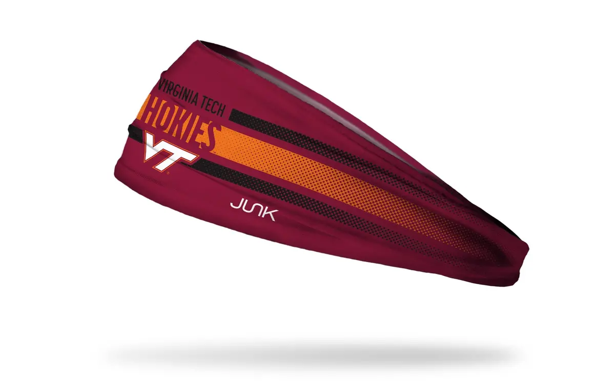 Virginia Tech University: Faded Stripe Big Bang Lite Headband 1