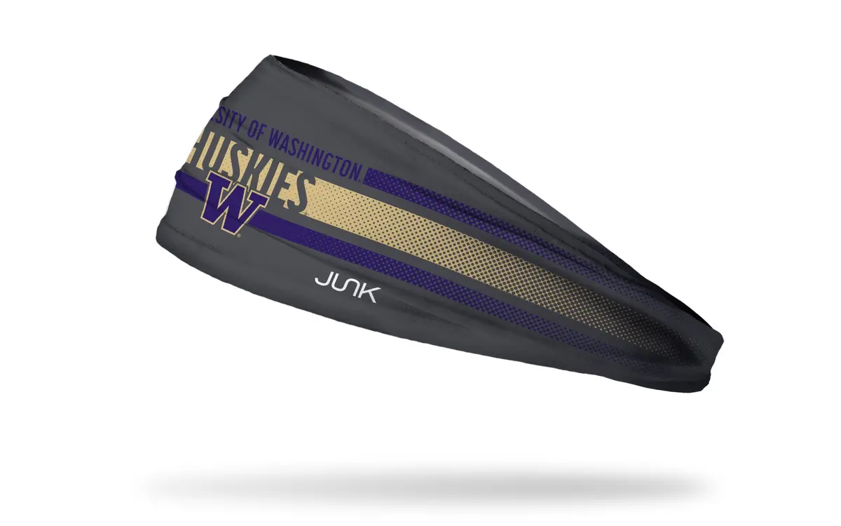 University Of Washington: Faded Stripe Big Bang Lite Headband 1