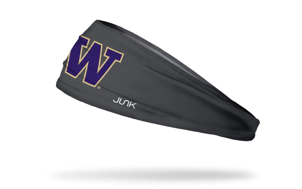 University Of Washington: Logo Gray Big Bang Lite Headband 1