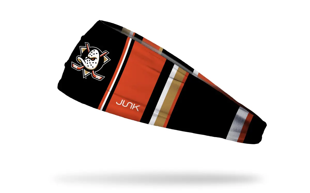 Anaheim Ducks: Bar Down Big Bang Lite Headband 1