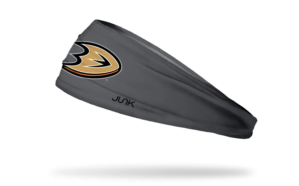 Anaheim Ducks: Logo Gray Big Bang Lite Headband 1